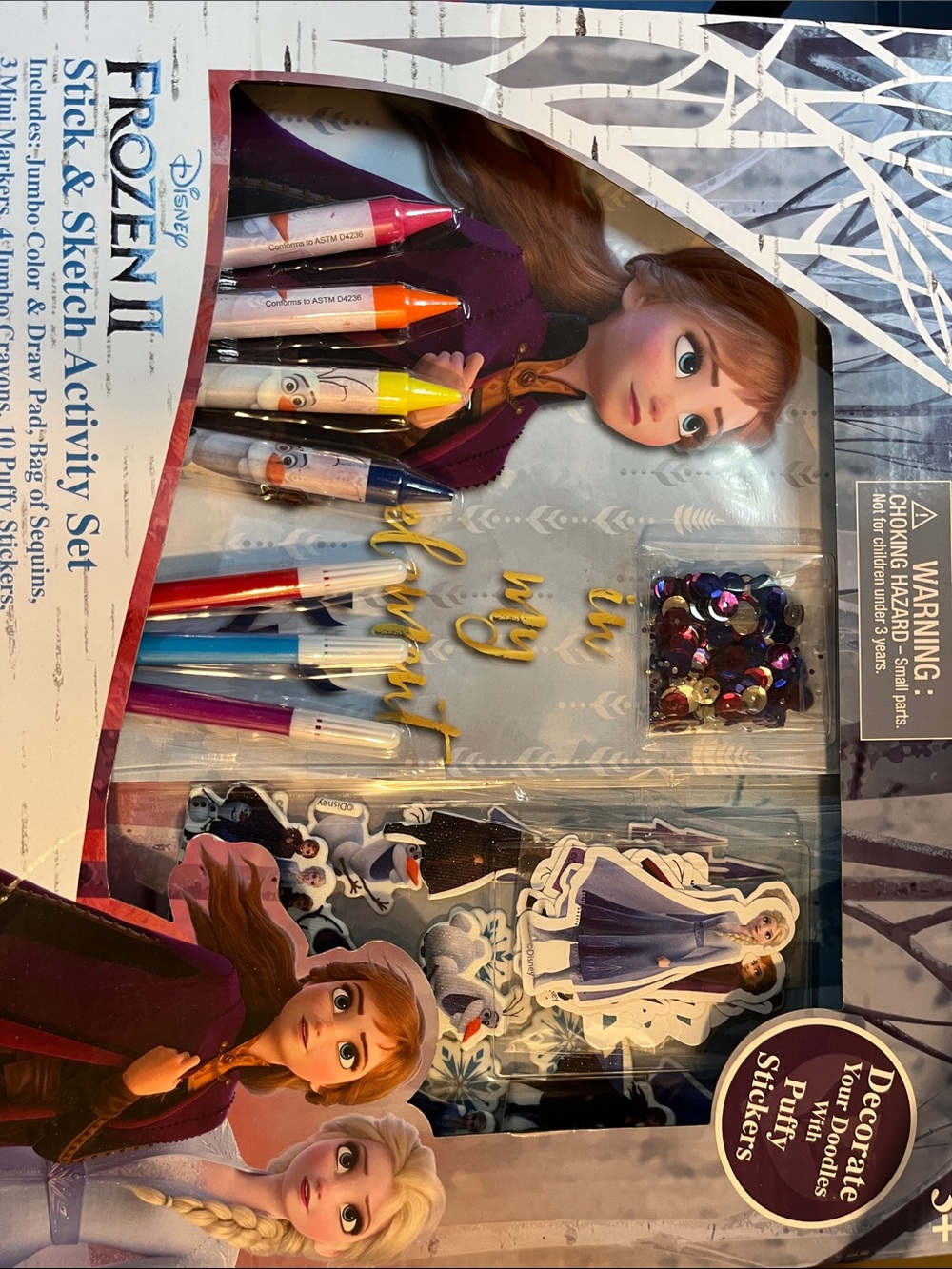 Disney Frozen II Stick & Sketch Activity Set